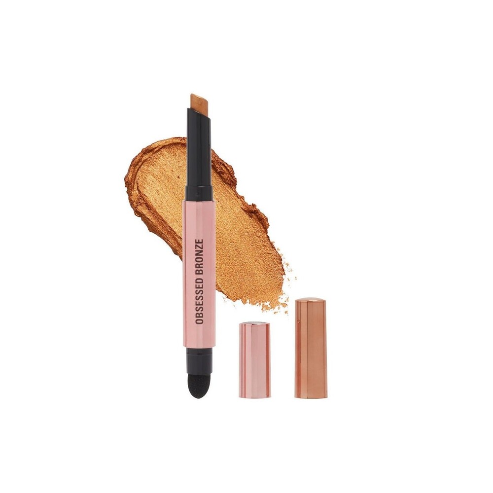 Revolution Lustre Wand Shadow Stick Obsessed Bronze Metallic Eyeshadow NEW